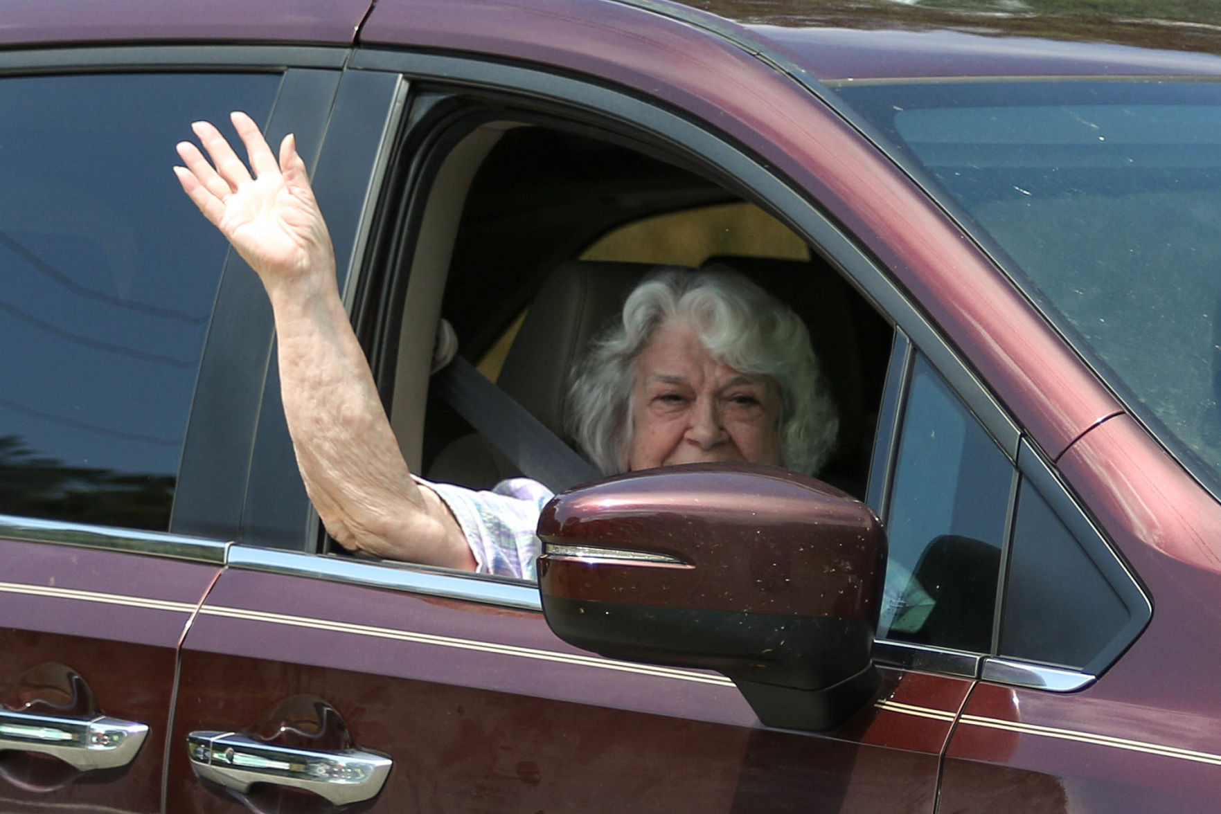 Car parade for Oak Park Nursing Home and Independent Living Community residents